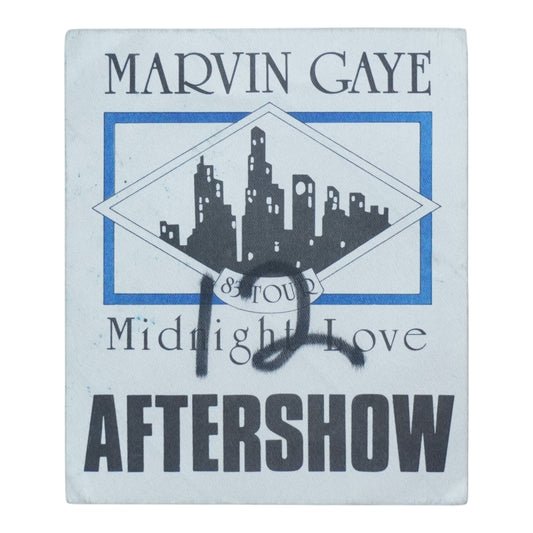 1983 Marvin Gaye Backstage Pass