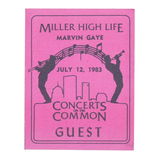 1983 Marvin Gaye Backstage Pass