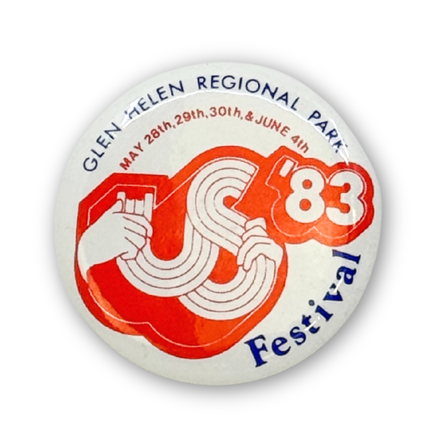 1983 Us Festival Button