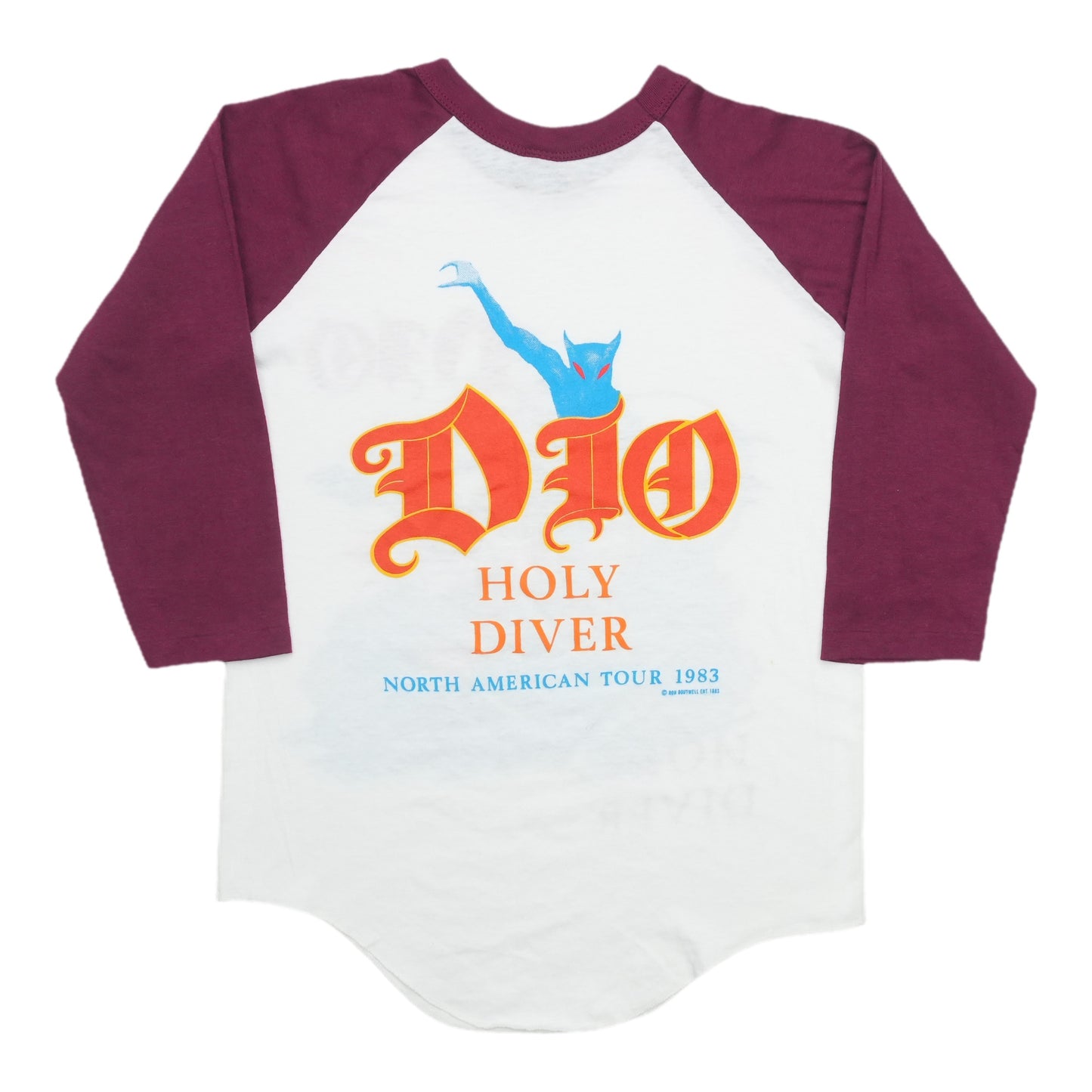 1983 Dio Holy Diver Tour Jersey Shirt Back