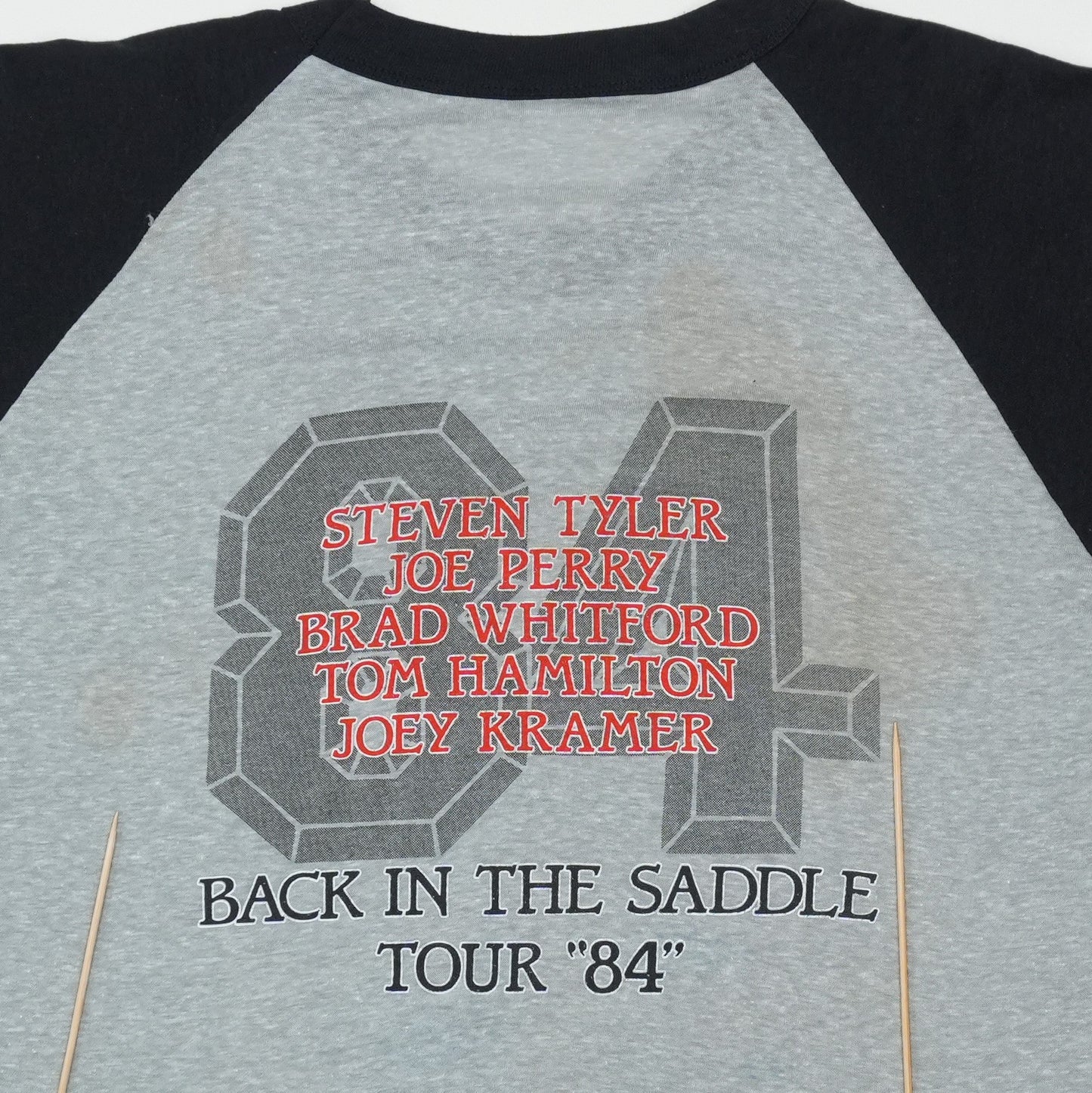 1984 Aerosmith Back In The Saddle Tour Shirt