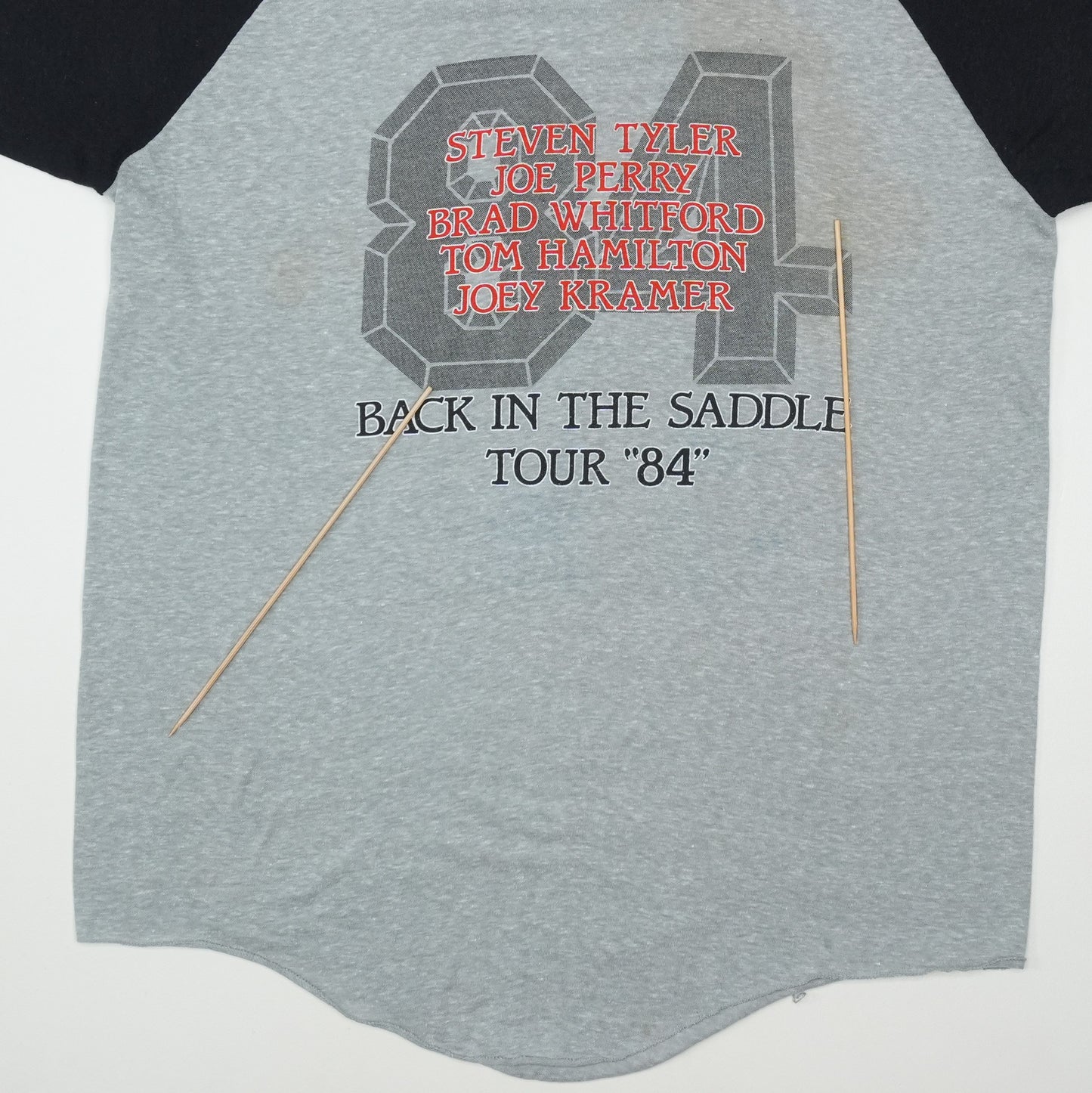 1984 Aerosmith Back In The Saddle Tour Shirt