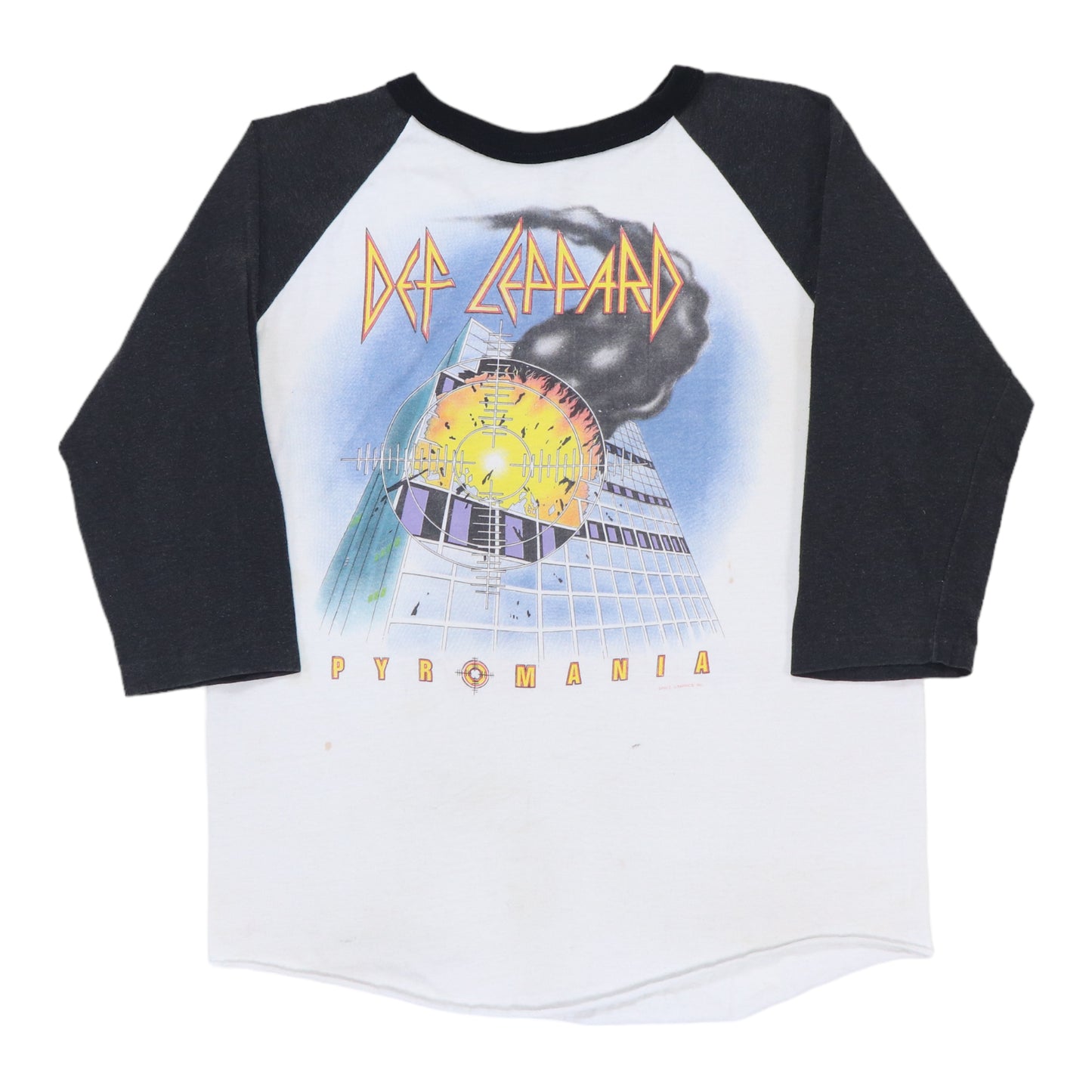 1984 Def Leppard Pyromania Tour Jersey Shirt
