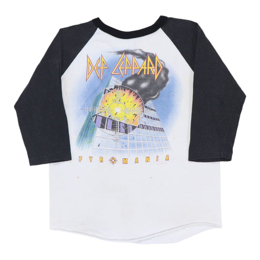 1984 Def Leppard Pyromania Tour Jersey Shirt