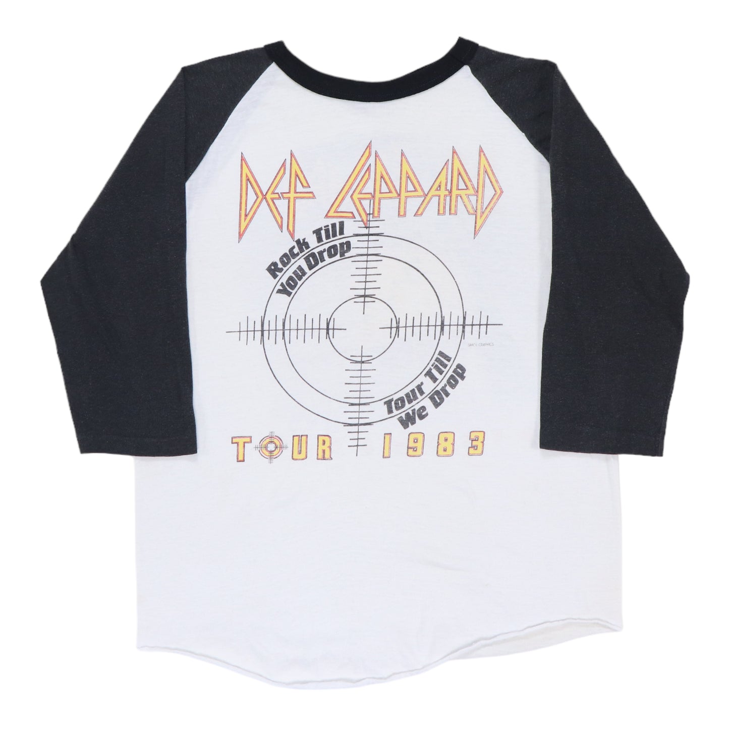 1984 Def Leppard Pyromania Tour Jersey Shirt