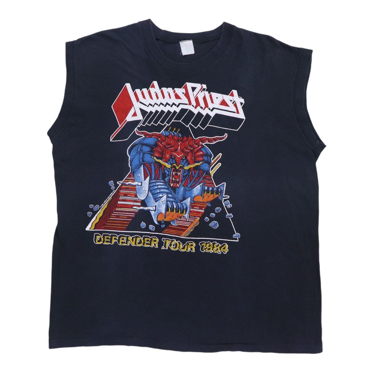 1984 Judas Priest Defenders Of The Faith Sleeveless Tour Shirt 