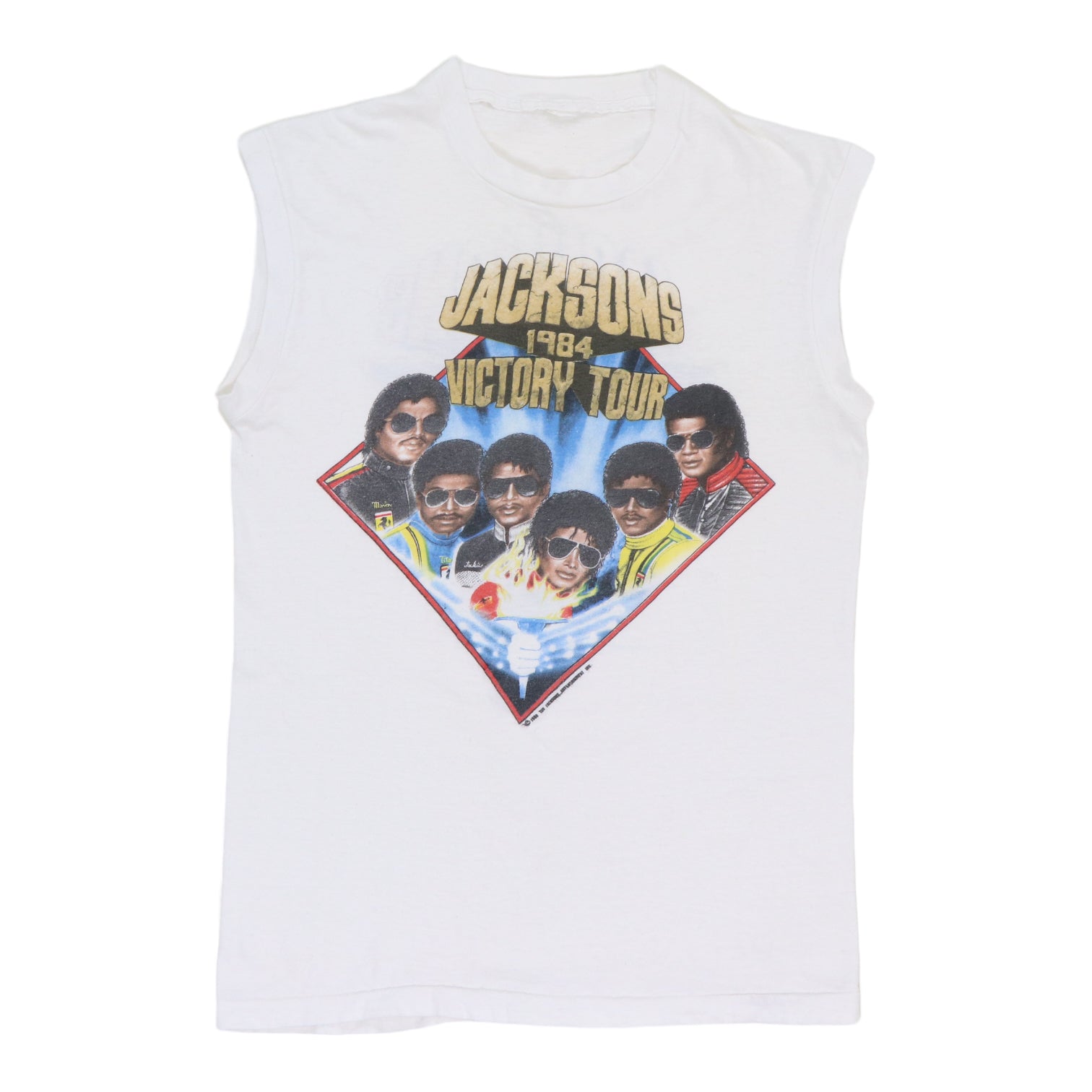 1984 Michael Jackson Victory Tour Sleeveless Shirt – WyCo