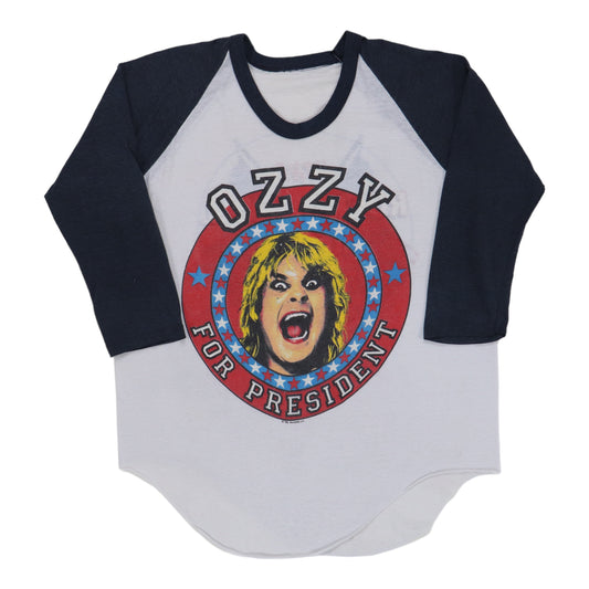 1984 Ozzy Osbourne For President Jersey Shirt