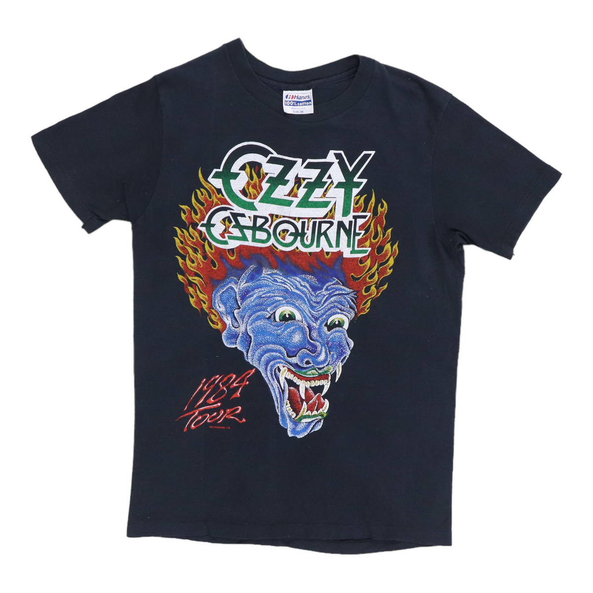1984 Ozzy Osbourne Tattoo Tour Shirt | Authentic Vintage Tee