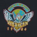 1984 Van Halen Tour Of The World Shirt Detail 1
