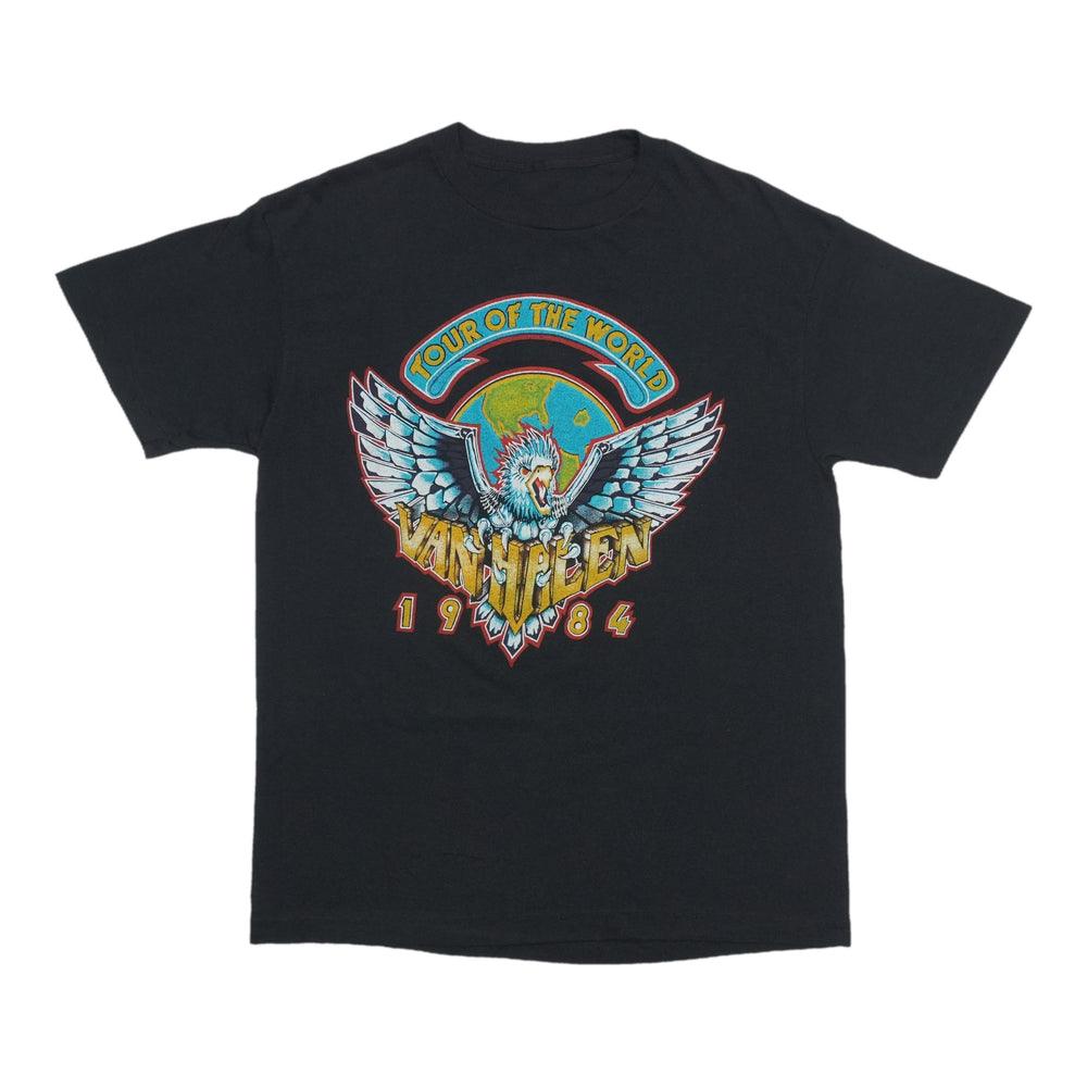 1984 Van Halen Tour Of The World Shirt Front