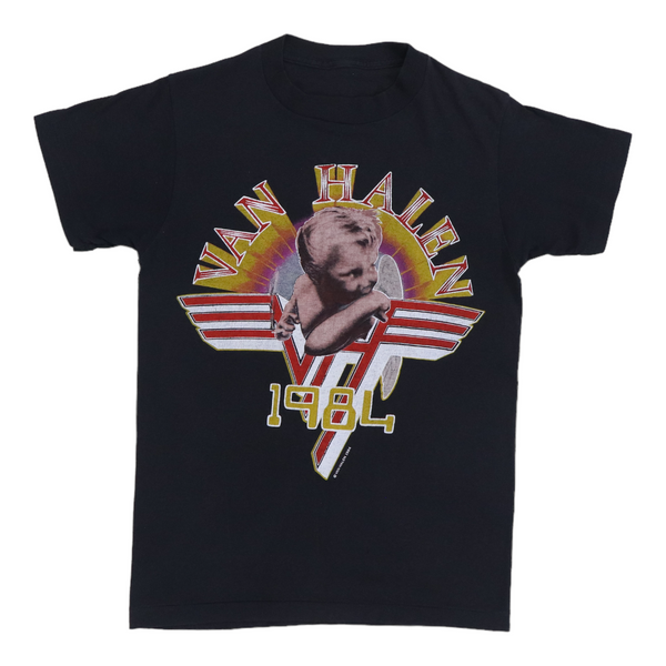 1984 Van Halen Tour Shirt | Authentic Vintage Tee – WyCo Vintage