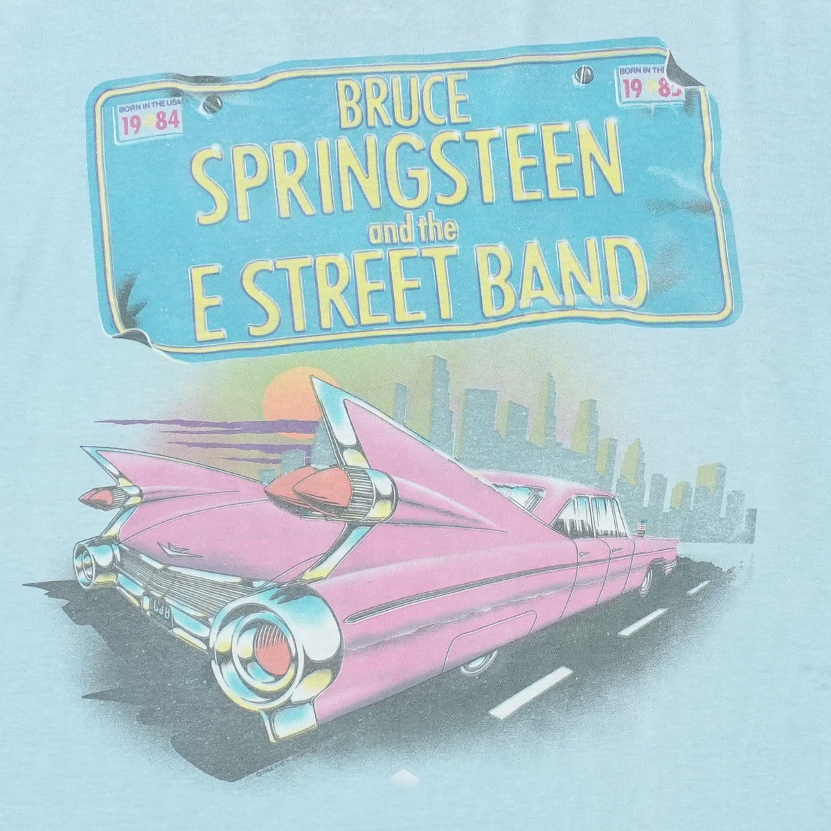 1984 Bruce Springsteen And The E Street Band Born In The USA Tour Shirt