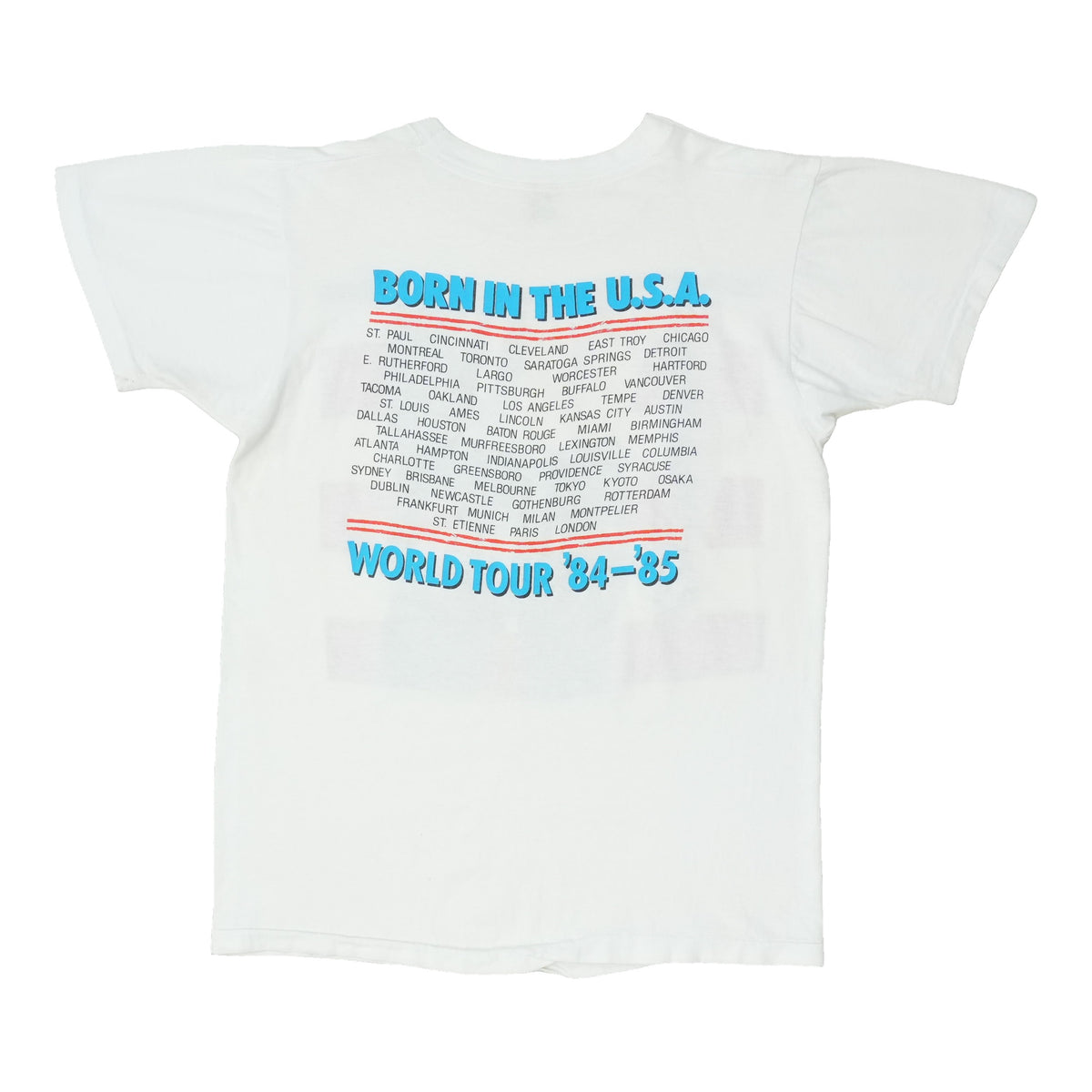 1984 Bruce Springsteen Born In The USA World Tour Shirt