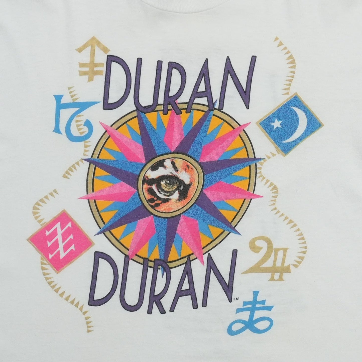 1984 Duran Duran Seven and the Ragged Tiger USA Tour Shirt Detail 2