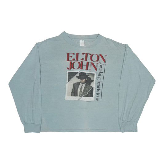 1984 Elton John Breaking Hearts Tour Long Sleeve Shirt