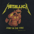 1984 Metallica Jump in the Fire Shirt Detail 2