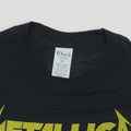 1984 Metallica Jump in the Fire Shirt Tag