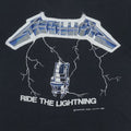 1984 Metallica Ride the Lightning Shirt Detail 2
