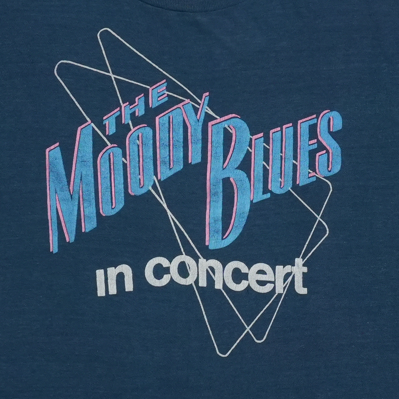 1984 Moody Blues In Concert Shirt Detail 2