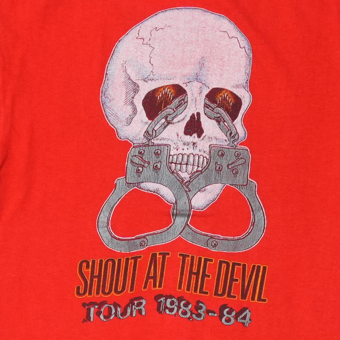 1984 Motley Crue Shout At The Devil Tour Shirt