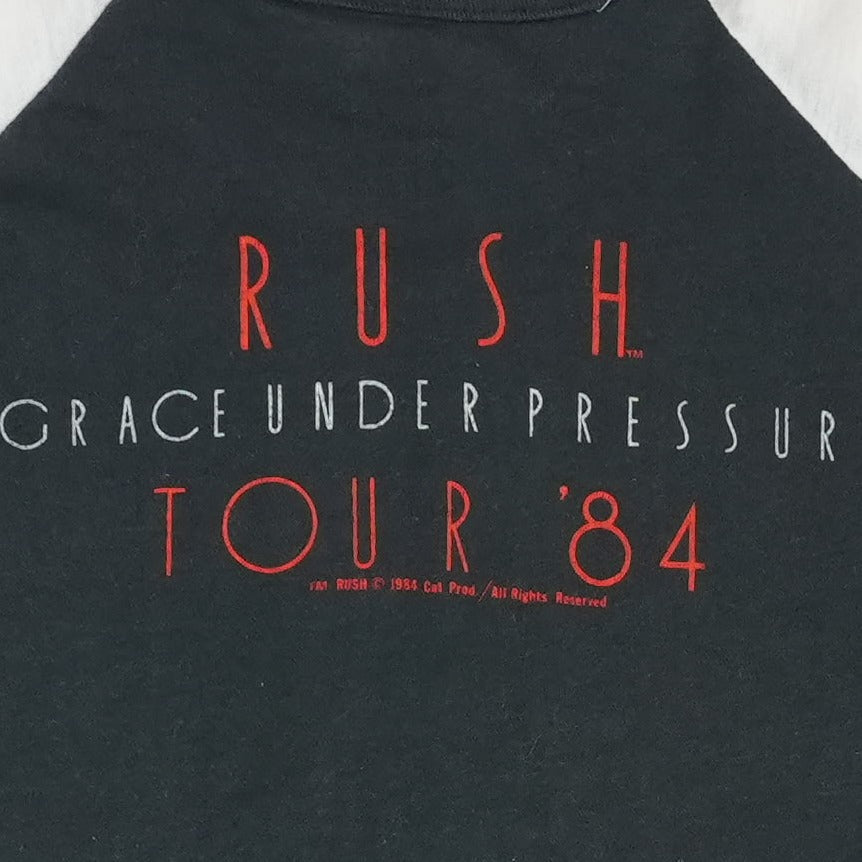 1984 Rush Grace Under Pressure Tour Jersey Shirt