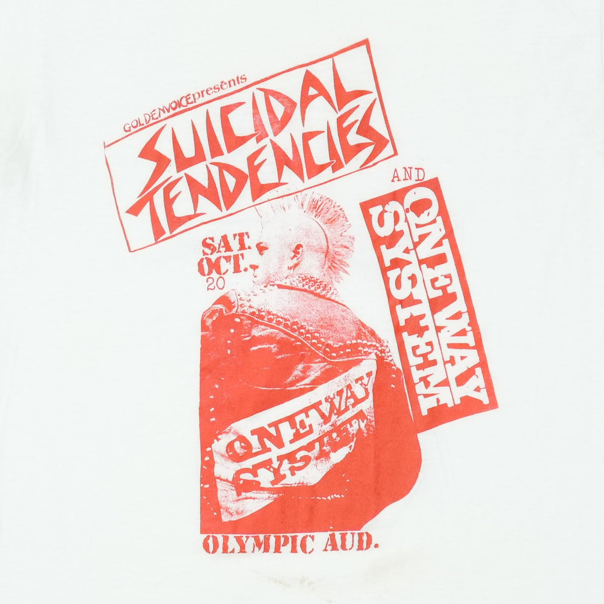 1984 Suicidal Tendencies Olympic Auditorium Concert Shirt