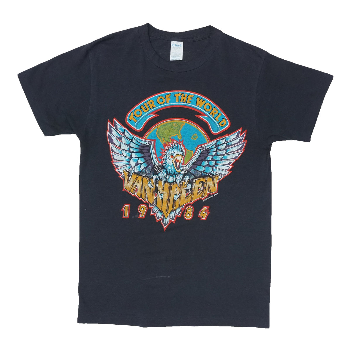 1984 Van Halen Tour Of The World Shirt