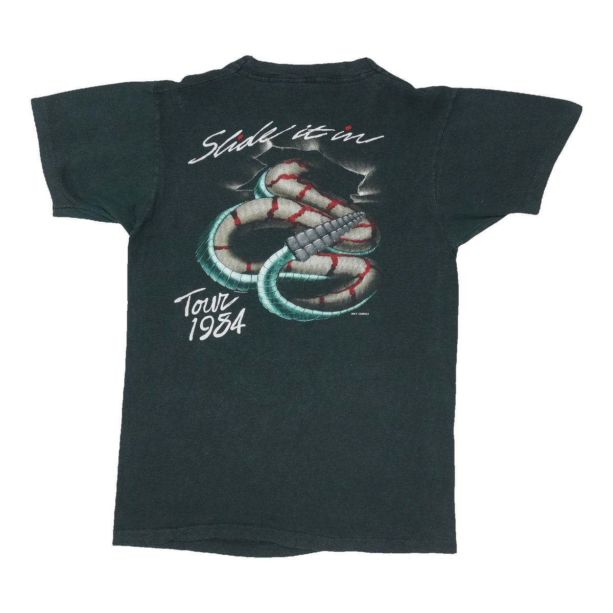1984 Whitesnake Slide It In Tour Shirt