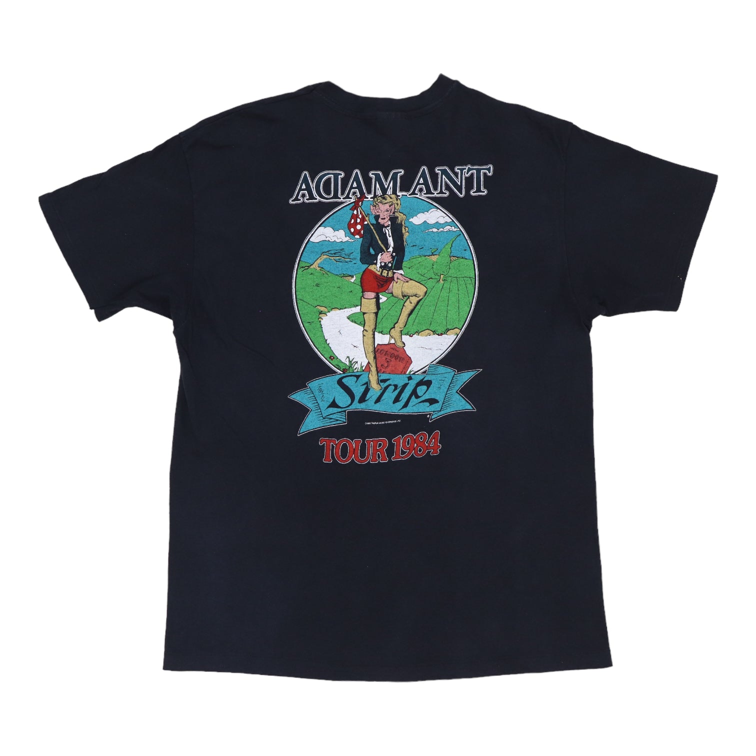 1984 Adam Ant Strip Tour Shirt | Authentic Vintage Tee – WyCo Vintage