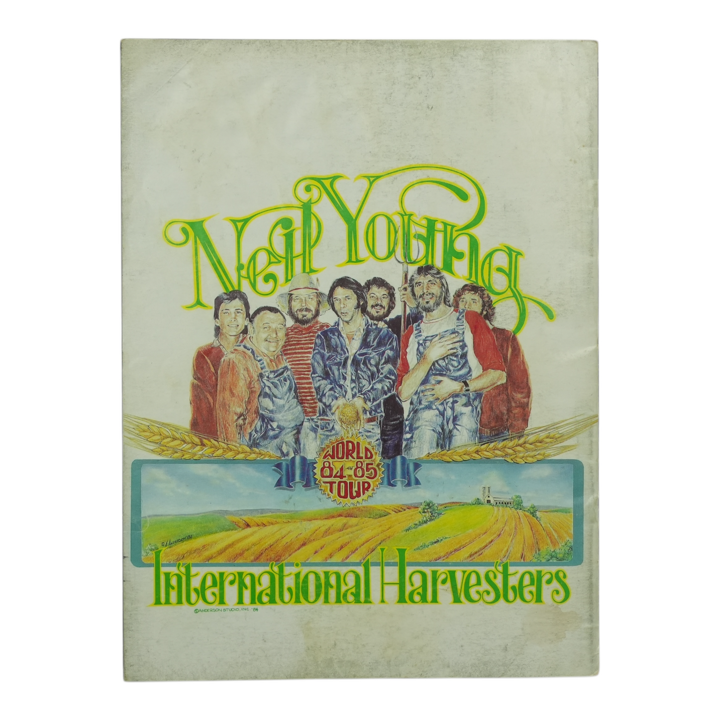 1984 Neil Young International Harvesters Tour Program