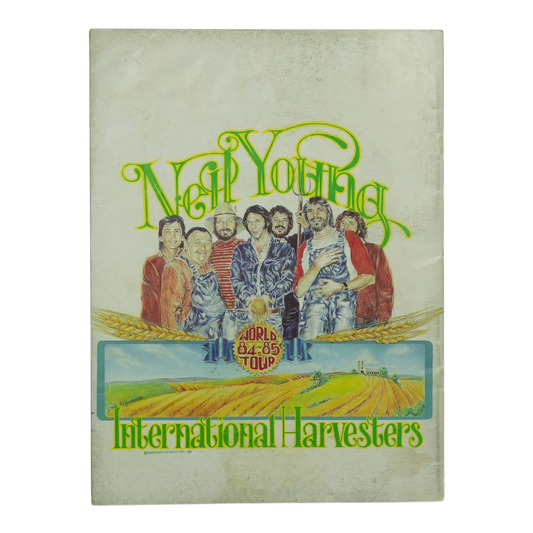1984 Neil Young International Harvesters Tour Program