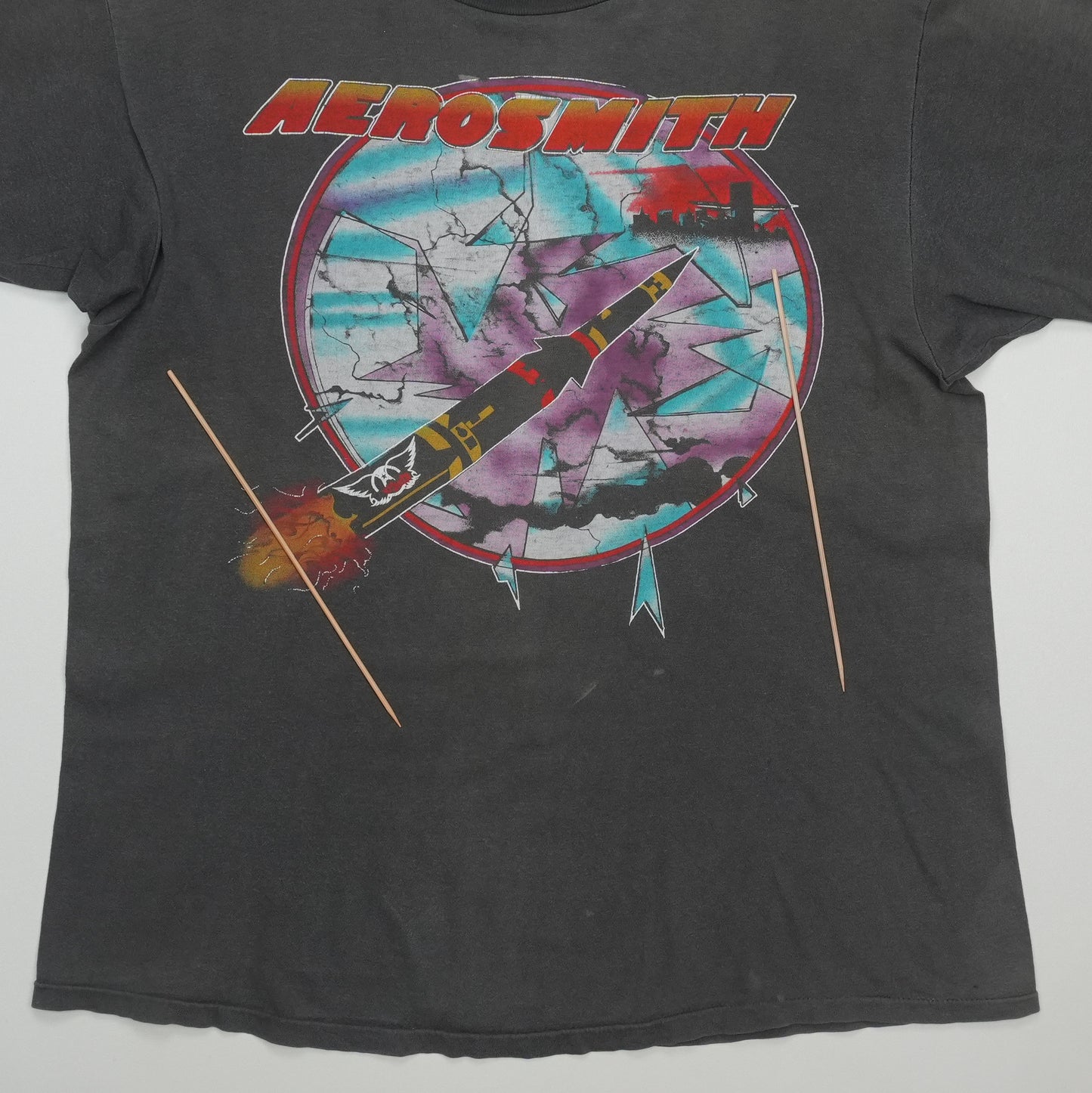 1985 Aerosmith Summer Tour Shirt Detail 2