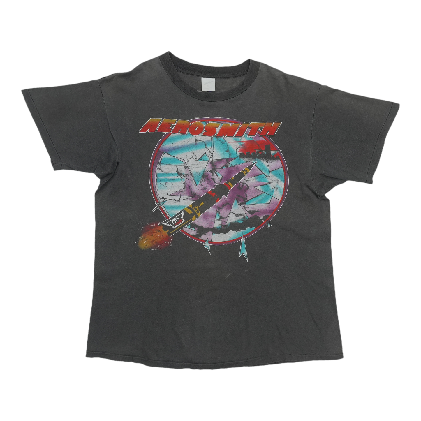 1985 Aerosmith Summer Tour Shirt Front