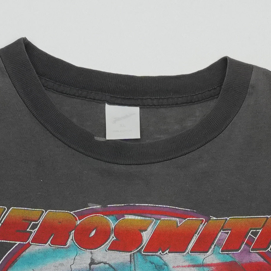 1985 Aerosmith Summer Tour Shirt Tag