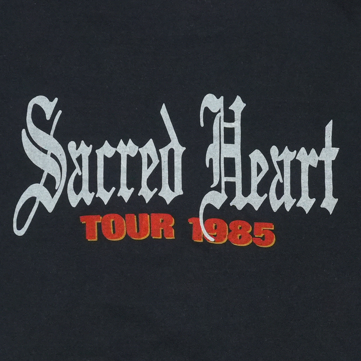 1985 Dio Sacred Heart Tour Shirt Detail 3