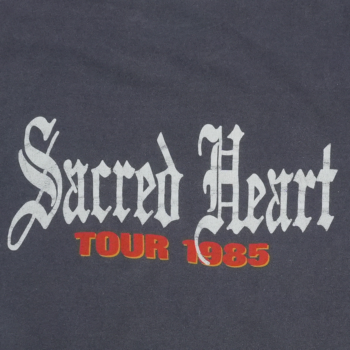 1985 Dio Sacred Heart Tour Shirt Detail 5