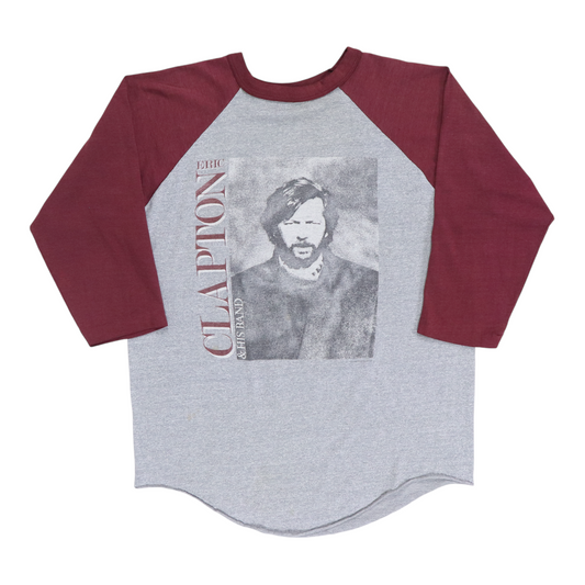 1985 Eric Clapton Behind The Sun Tour Jersey Shirt
