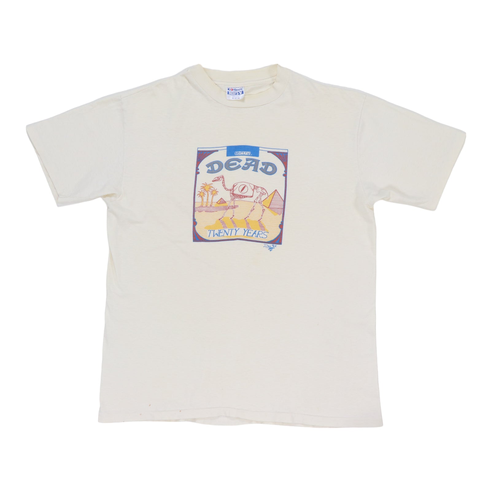 1985 Grateful Dead Camel 20 Years Shirt | Authentic Vintage Tee