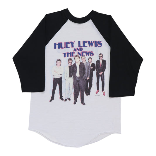 1985 Huey Lewis and The News Tour Jersey Shirt