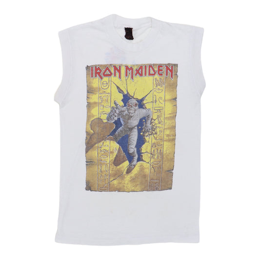 1985 Iron Maiden World Slavery Tour Sleeveless Shirt