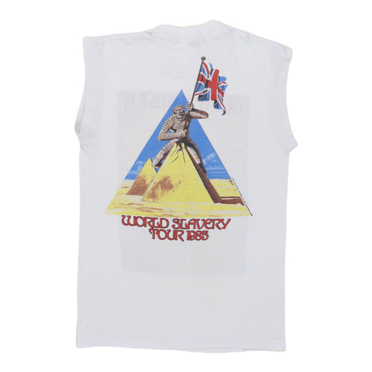 1985 Iron Maiden World Slavery Tour Sleeveless Shirt