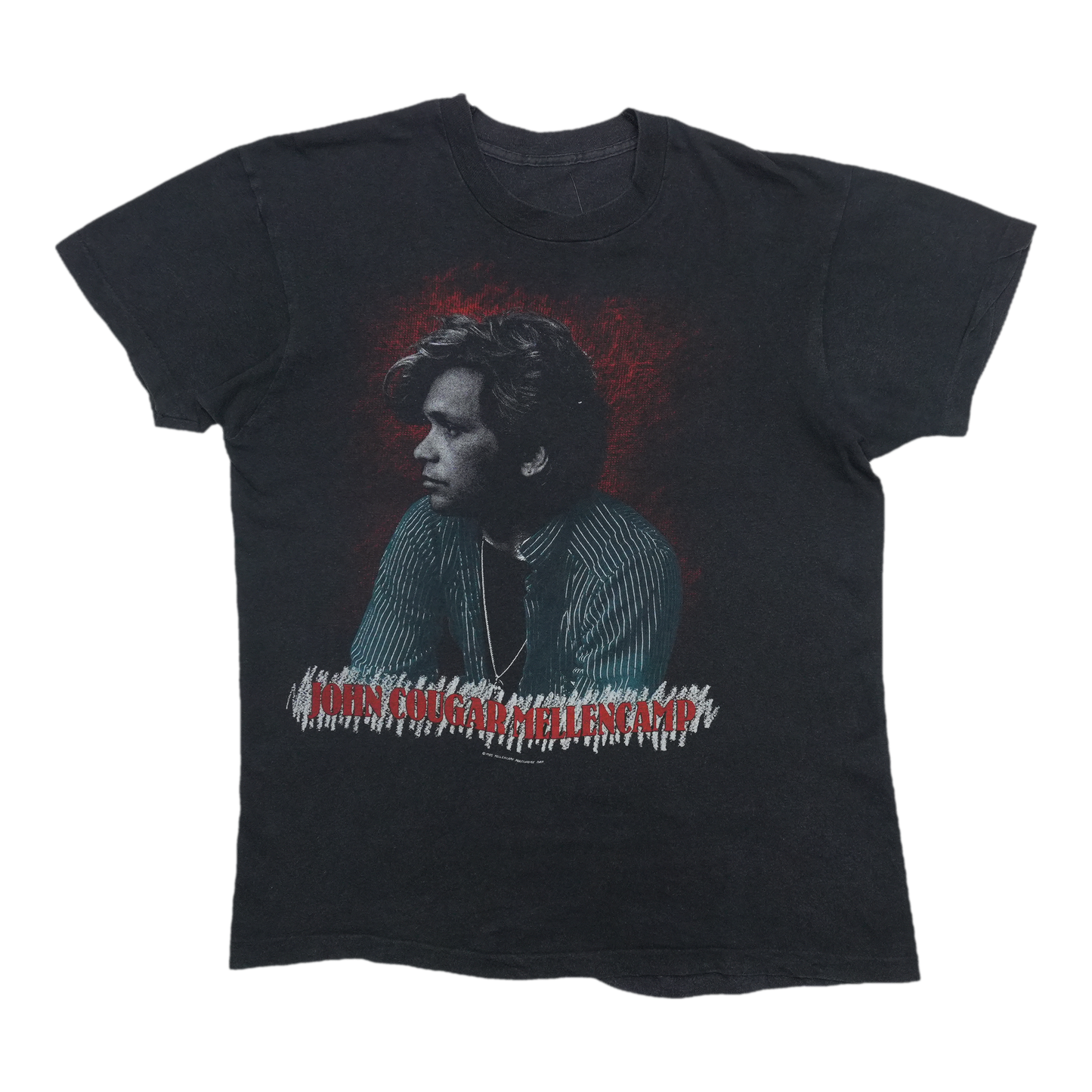 1985 John Cougar Mellencamp Shirt Front