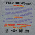 1985 Live Aid Philadelphia Sleeveless Concert Shirt Detail 4
