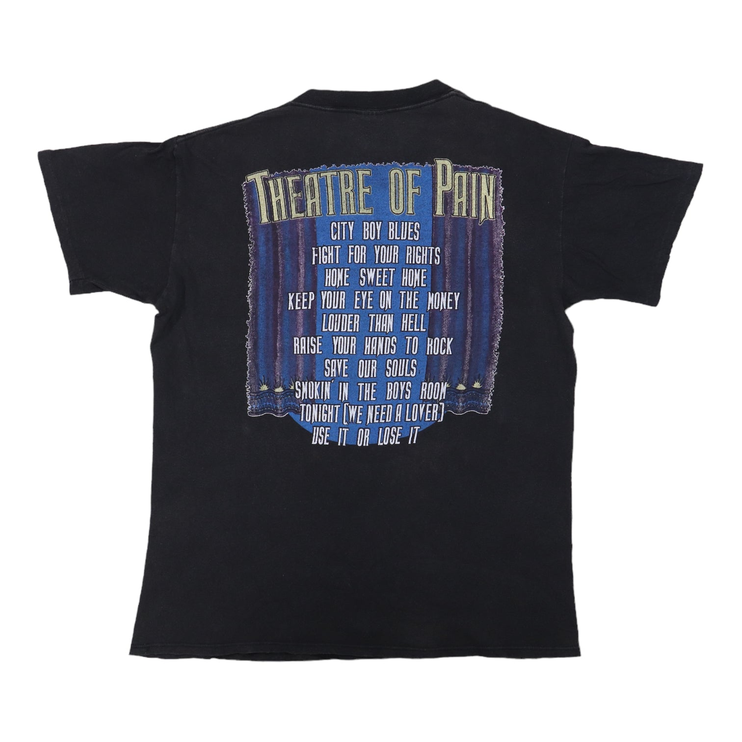 1985 Motley Crue Theatre Of Pain Shirt | Authentic Vintage Tee