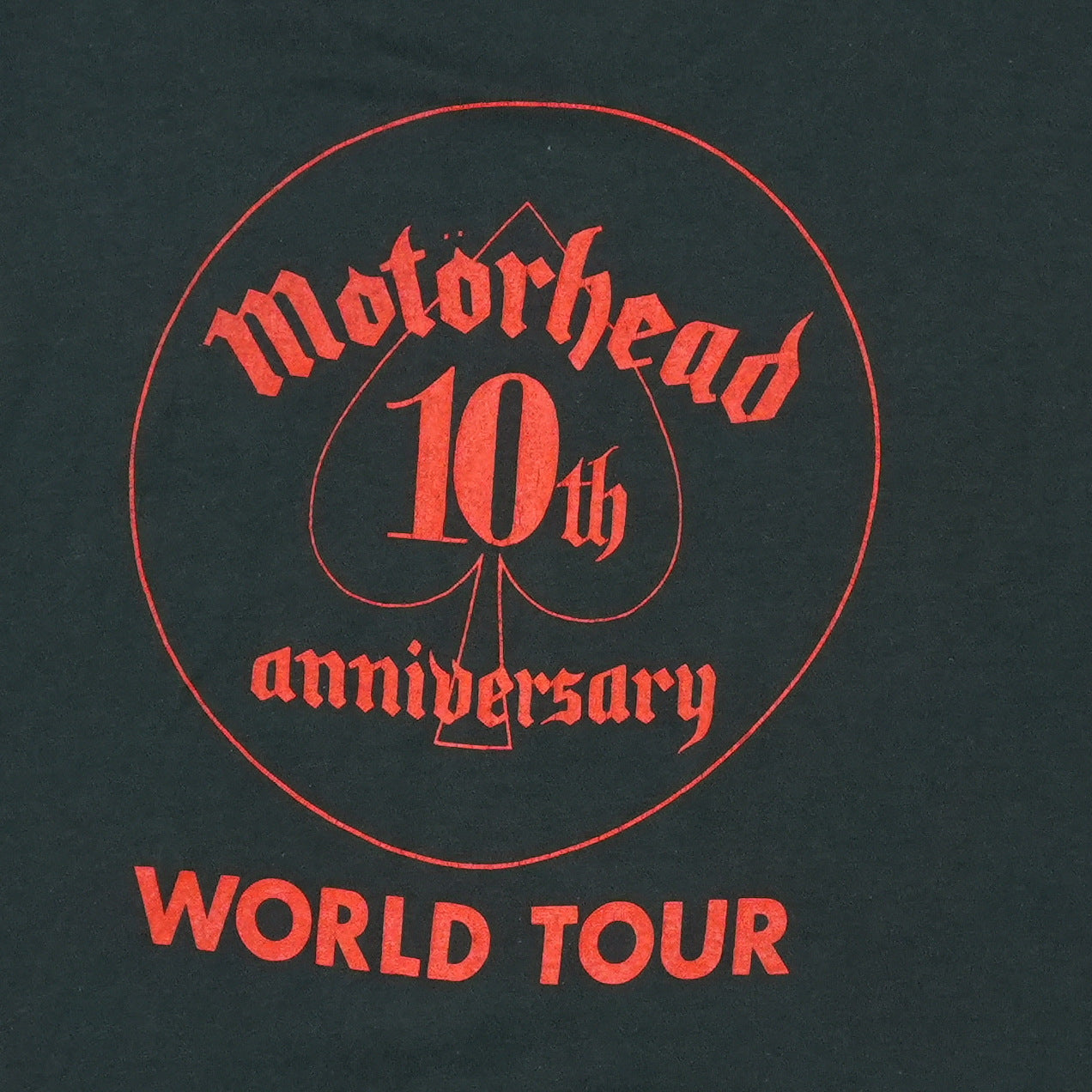 Buy 1985 Motorhead 10th Anniversary World Tour Shirt - Vintage T