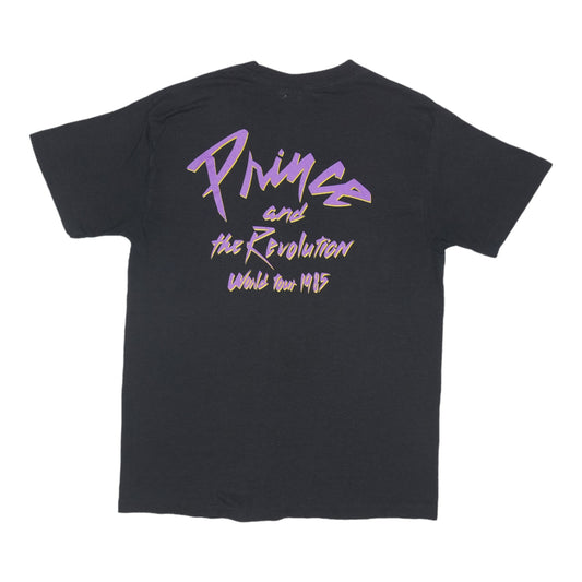 1985 Prince And The Revolution World Tour Shirt Back