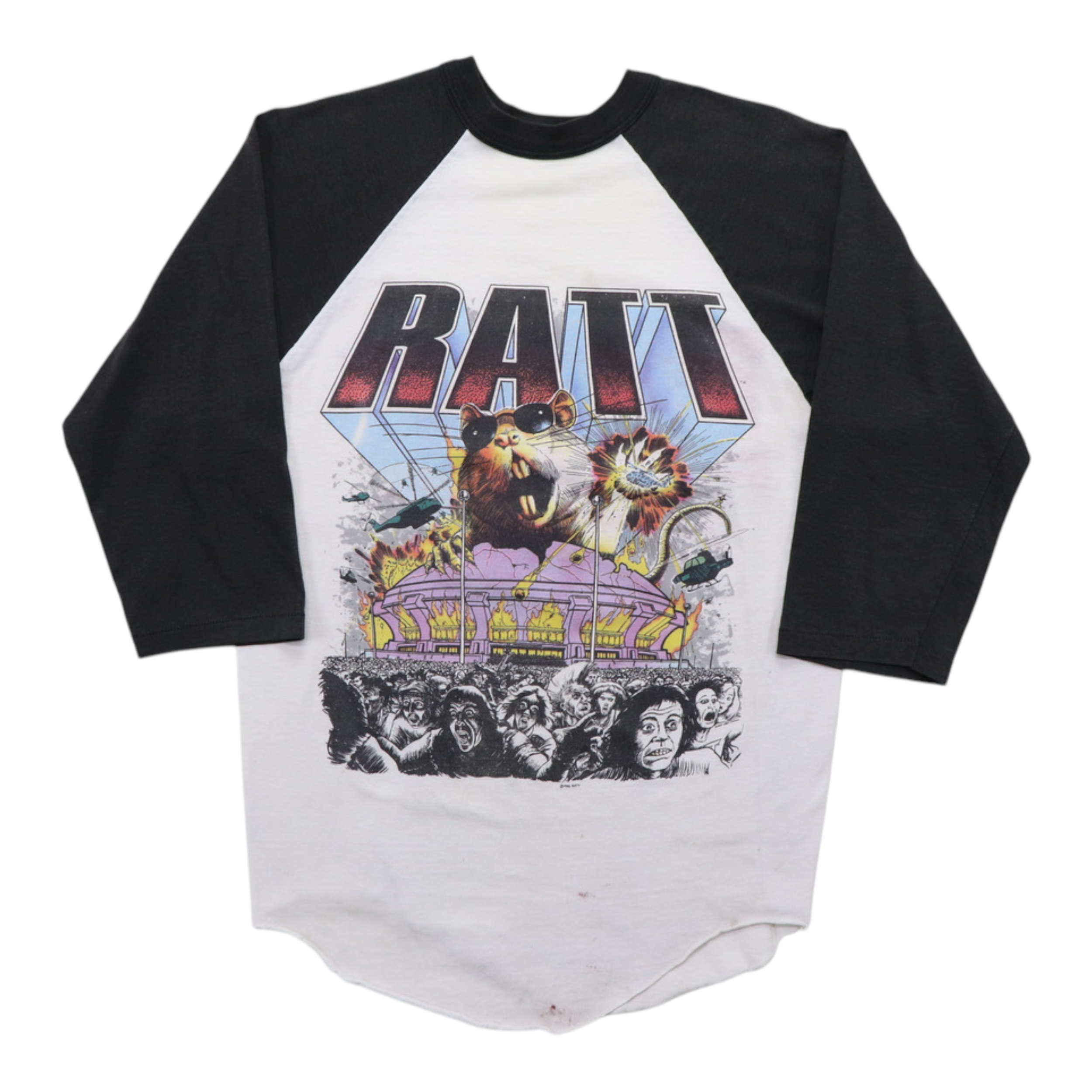 Ratt Jacket 1985 Ratt Ratt Patrol Tour Jersey Shirt | Authentic Vintage Jersey ...