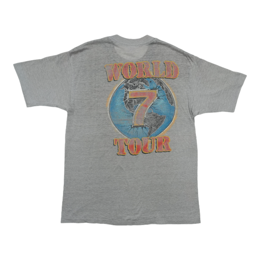 1985 Triumph Thunder Seven World Tour Shirt Back
