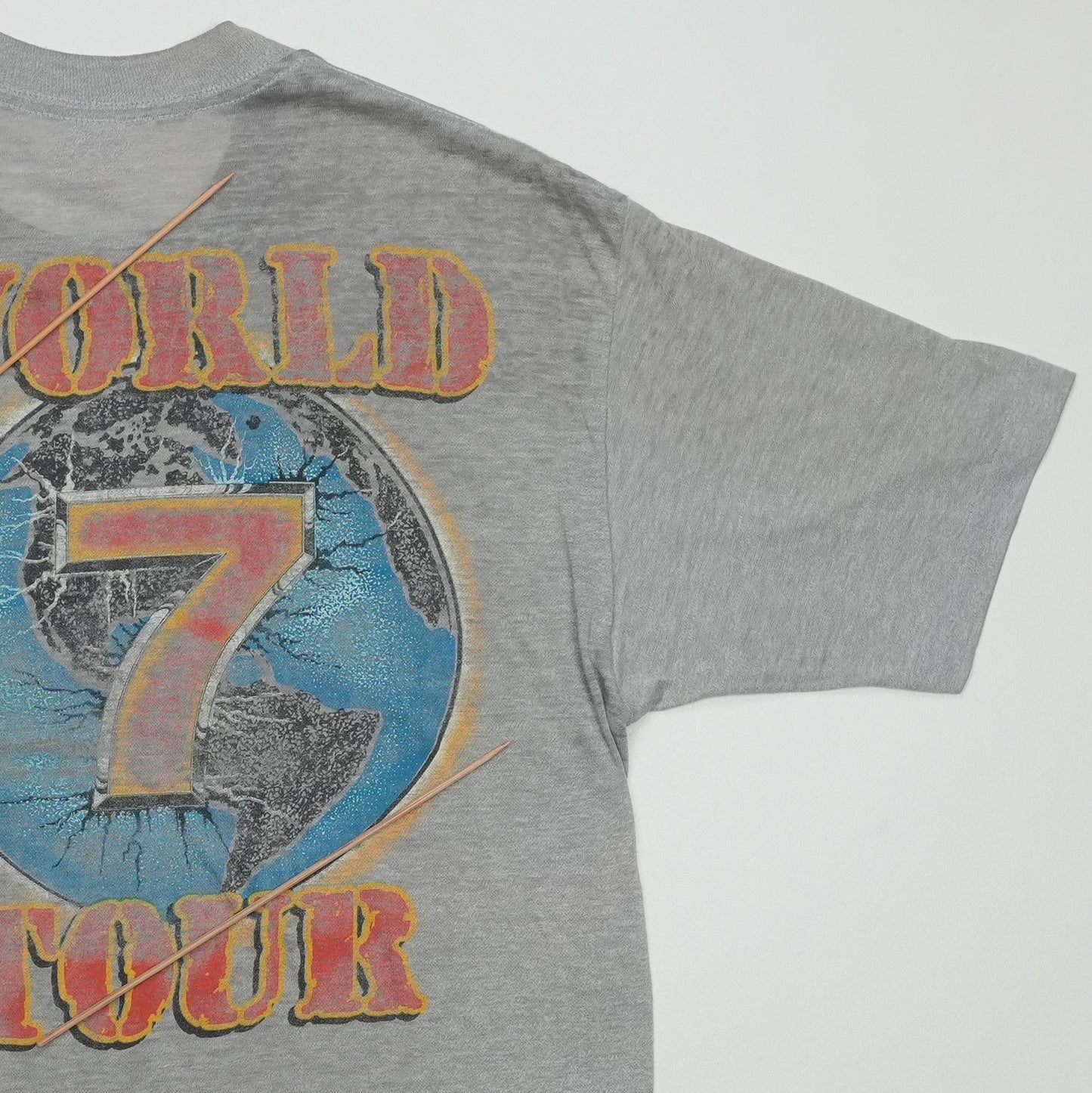 1985 Triumph Thunder Seven World Tour Shirt Detail 8